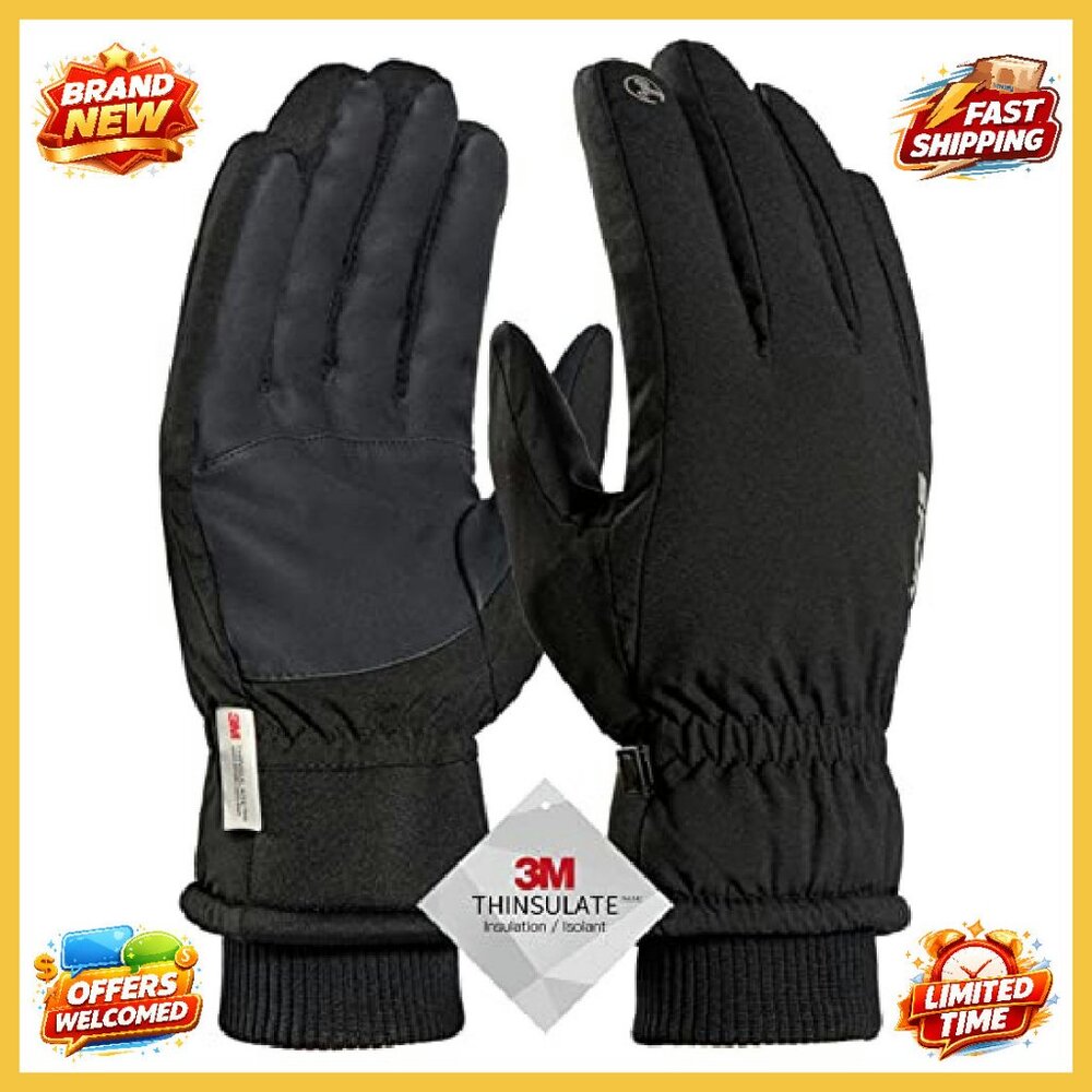Winter Gloves Thermal Lining Windproof Waterproof… - image 2